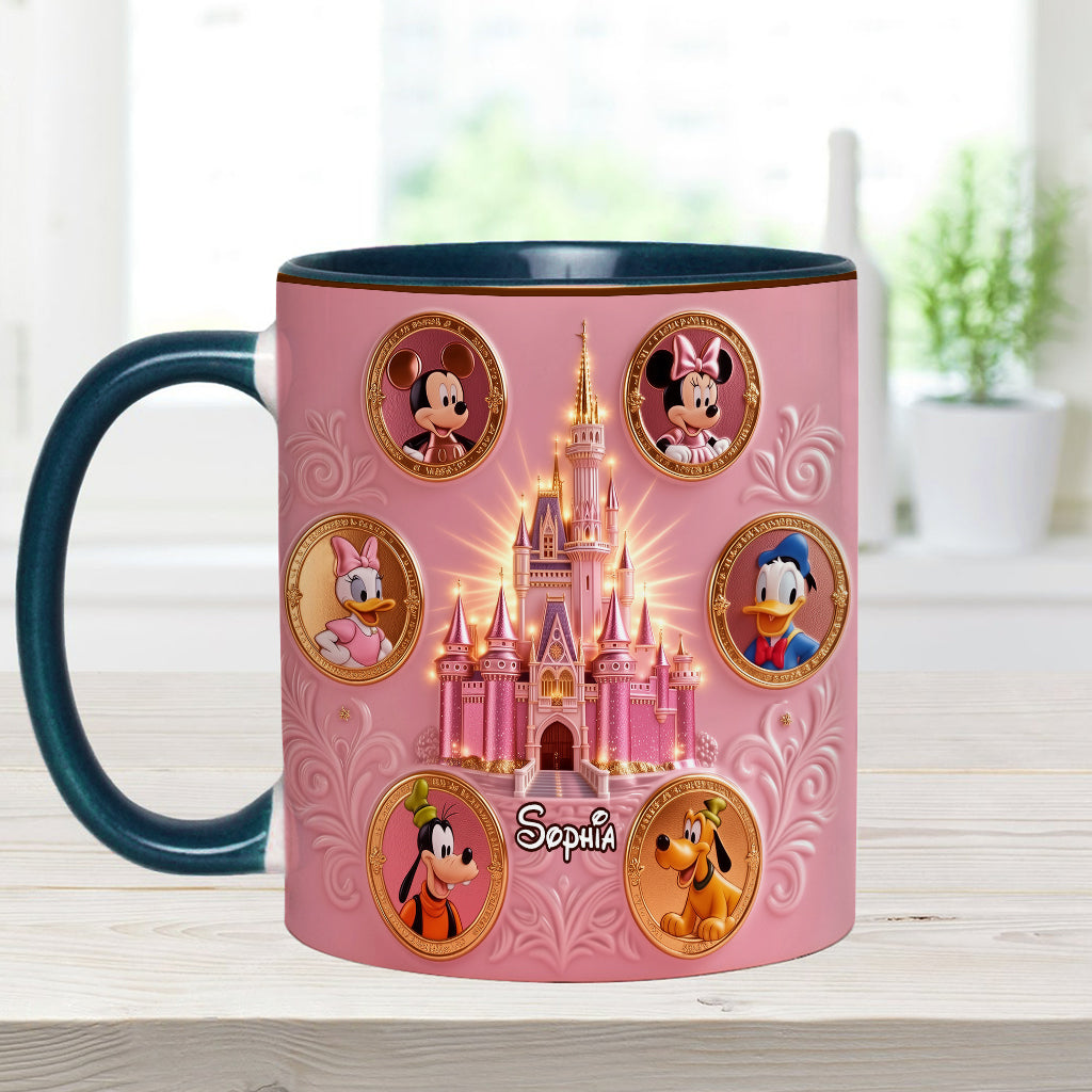 The Magical Castle - Personalized Mouse Accent Mug & Coaster