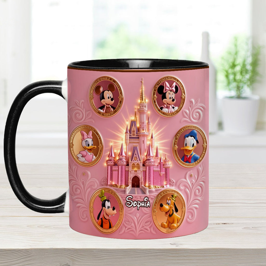 The Magical Castle - Personalized Mouse Accent Mug & Coaster