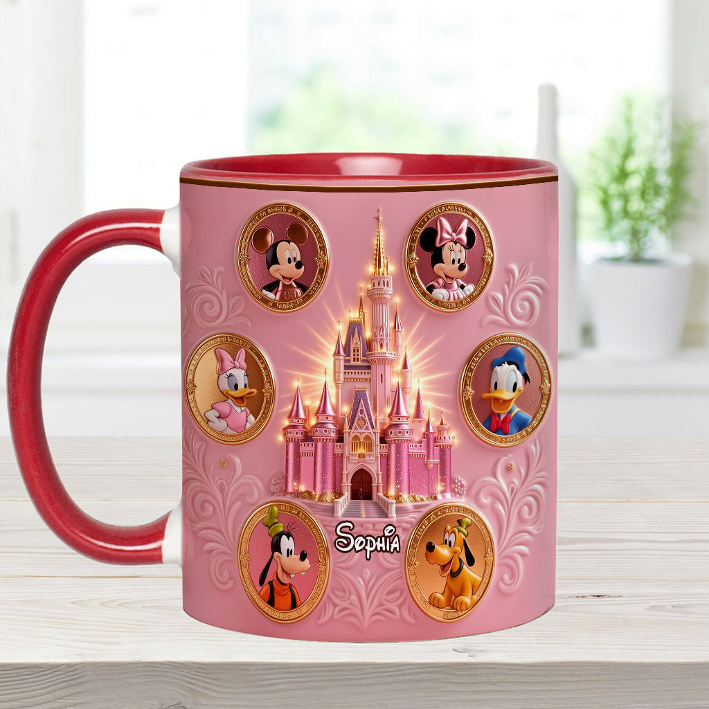 The Magical Castle - Personalized Mouse Accent Mug & Coaster