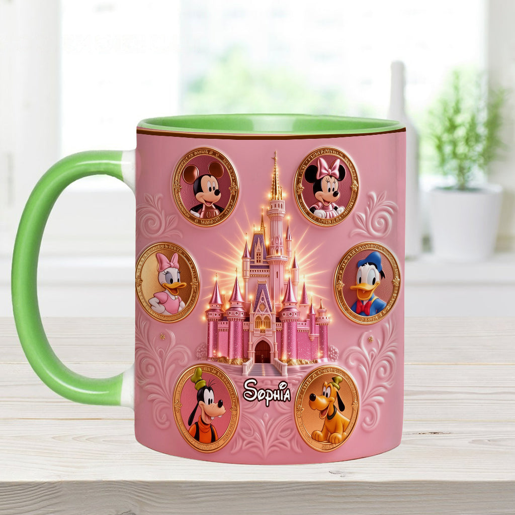 The Magical Castle - Personalized Mouse Accent Mug & Coaster