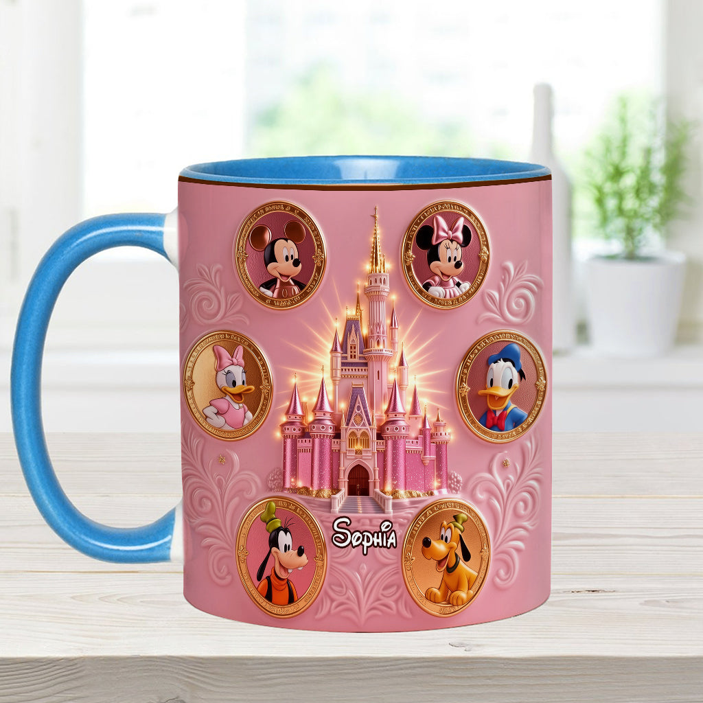 The Magical Castle - Personalized Mouse Accent Mug & Coaster