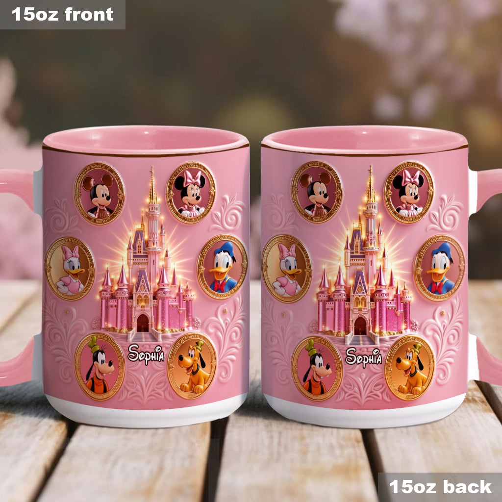 The Magical Castle - Personalized Mouse Accent Mug & Coaster