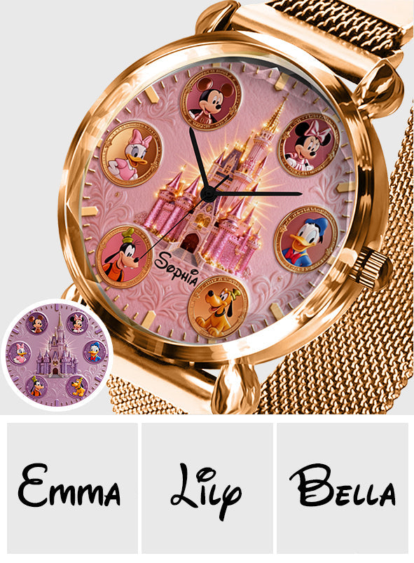 The Magical Castle - Personalized Mouse Women Hand Watch