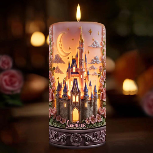 Magical World - Personalized Mouse Flameless Candle