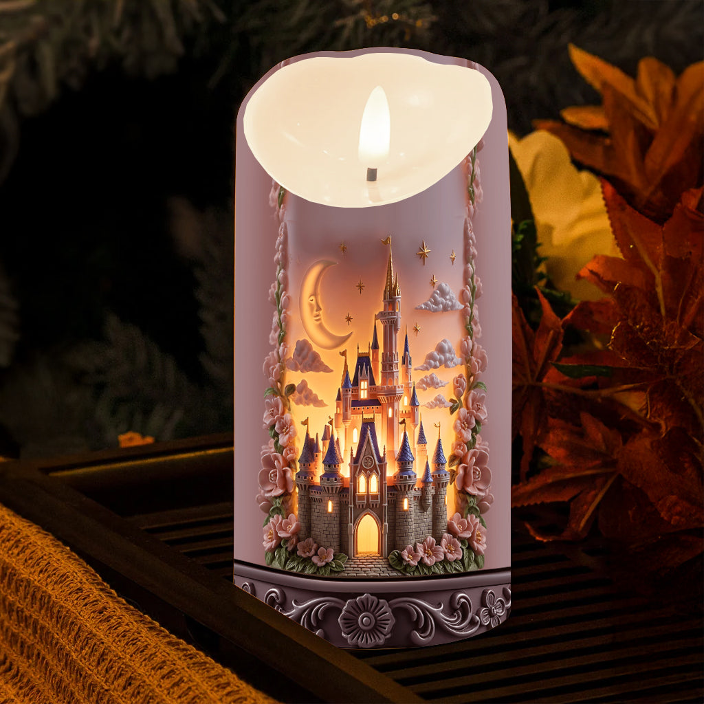 Magical World - Personalized Mouse Flameless Candle