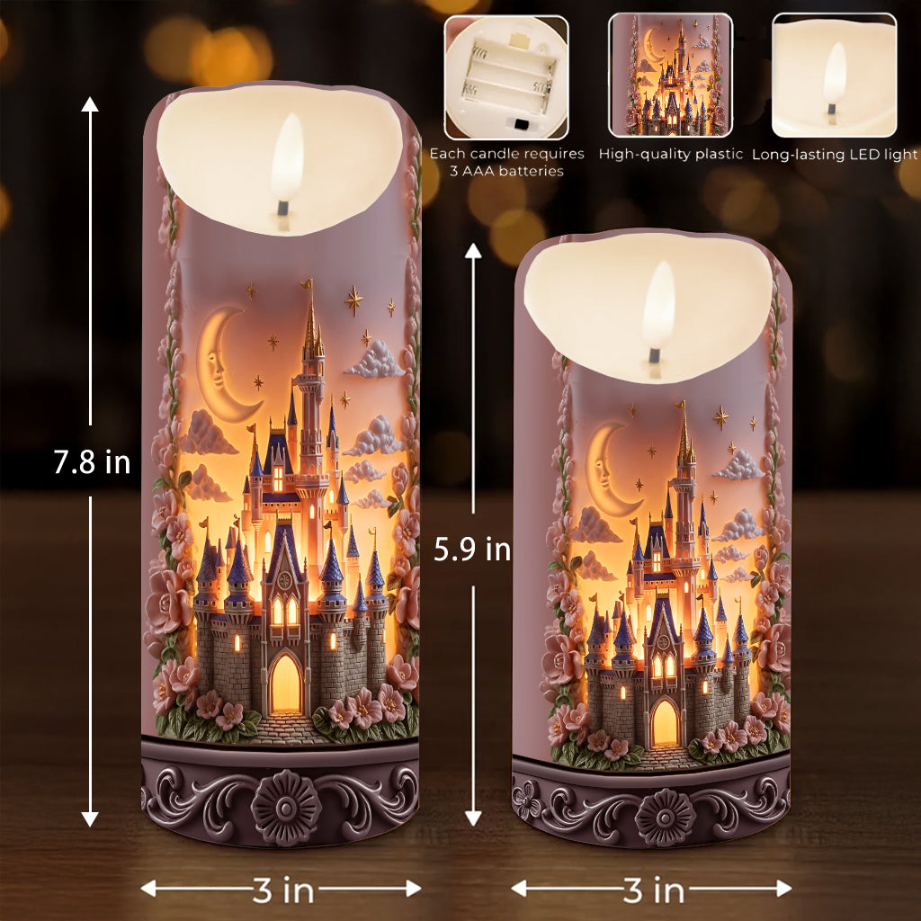 Magical World - Personalized Mouse Flameless Candle