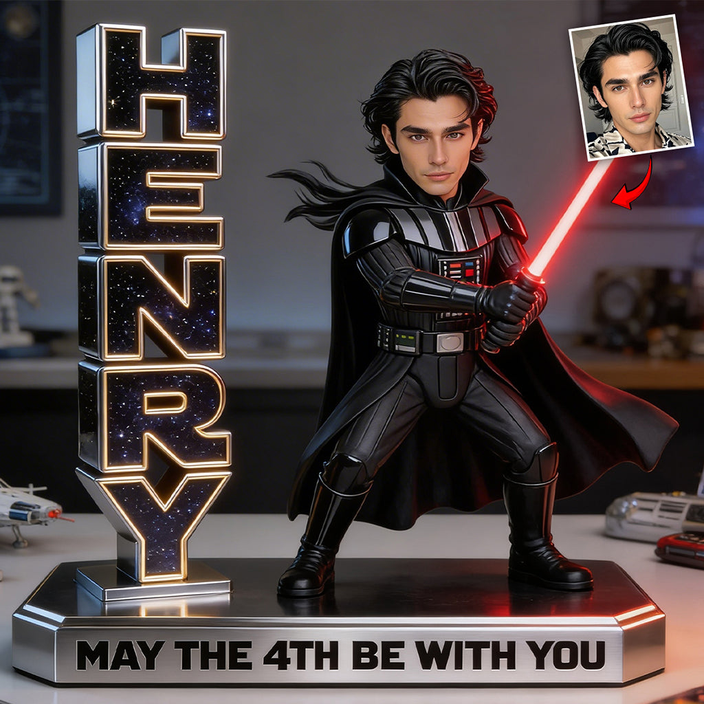 Custom Any Photo The Force - Personalized The Force Custom Shaped Acrylic Plaque
