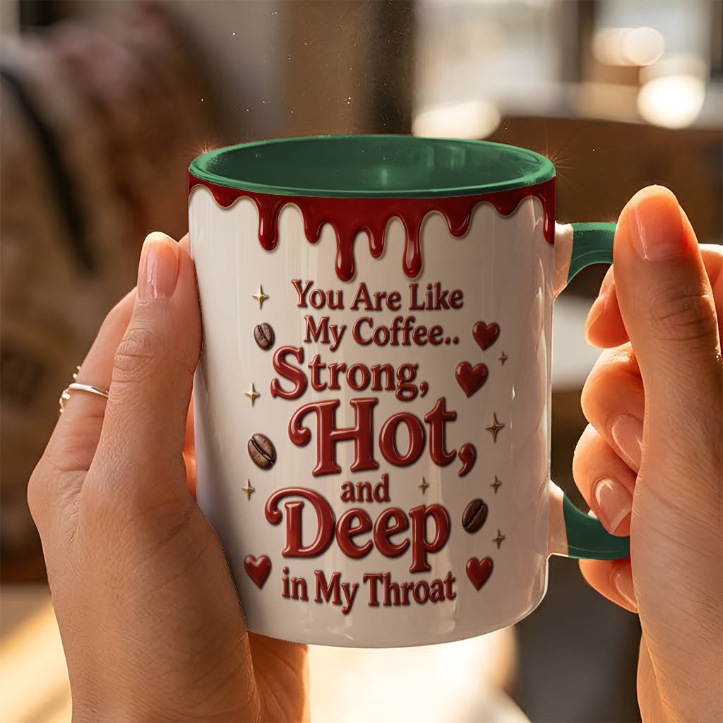 Princess & The Beast, Naughty Couple Gift - Personalized Beauty And The Beast 3D Printed Accent Mug