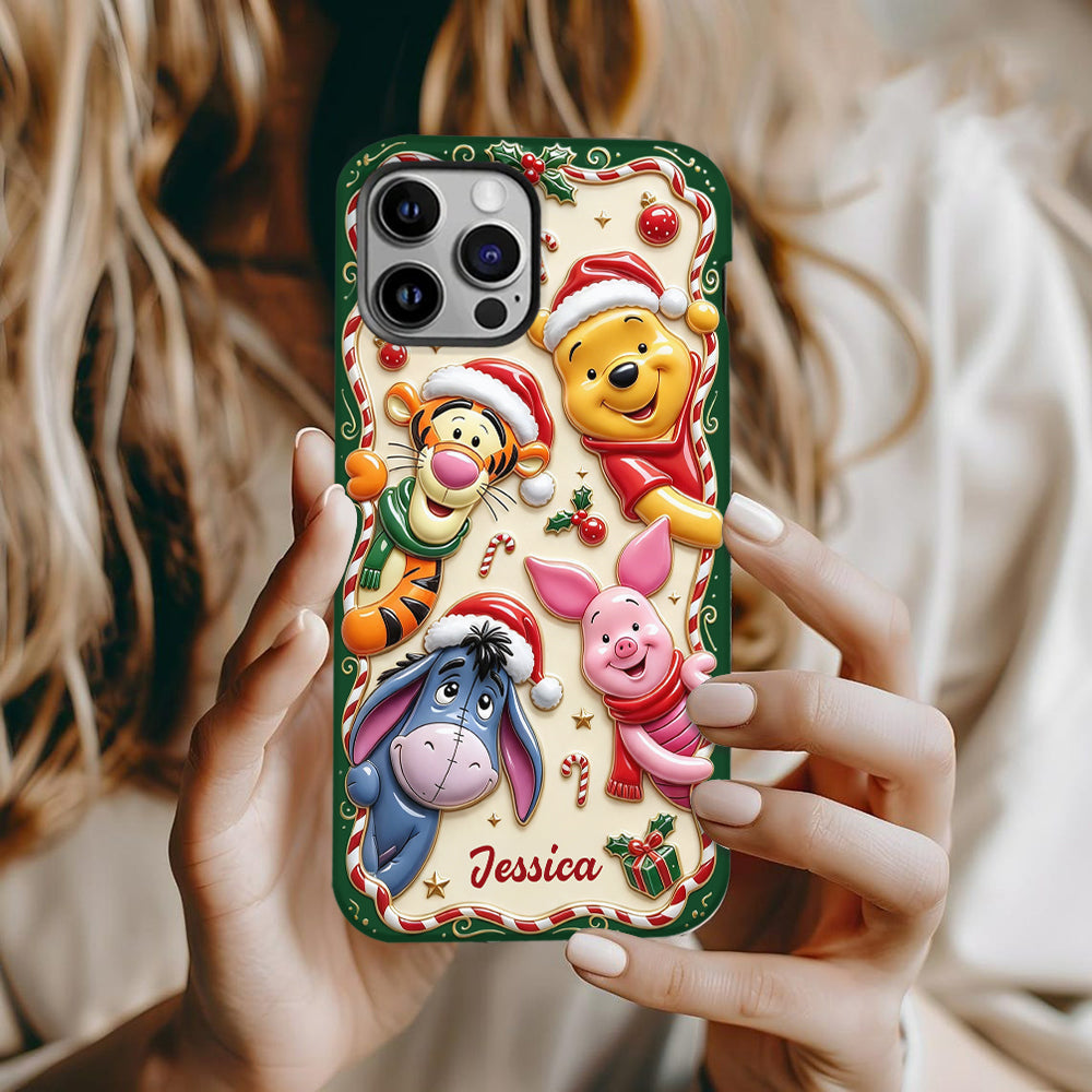The Best Time Of The Year - Personalized Yellow Bear Full Print Phone Case
