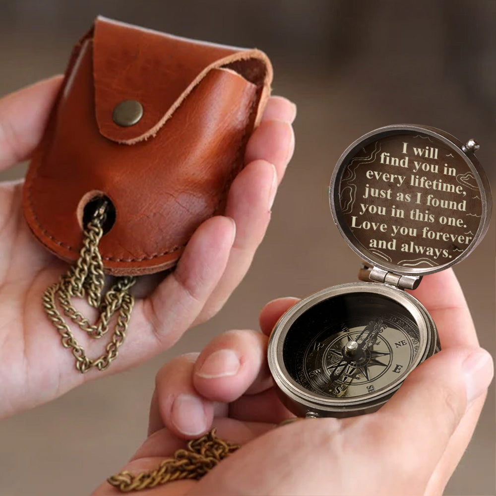 I Will Find You In Every Lifetime - Personalized Ohana Compass