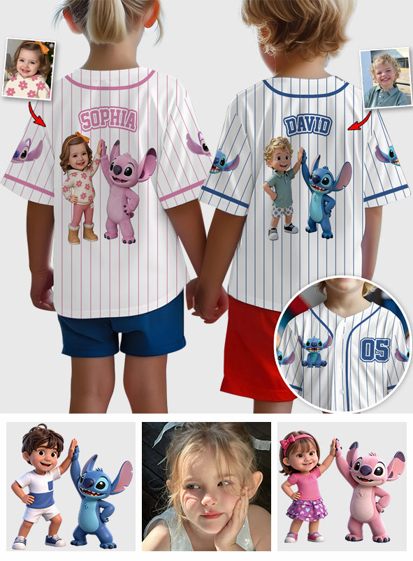 Ohana Vibe - Personalized Ohana Baseball Jersey