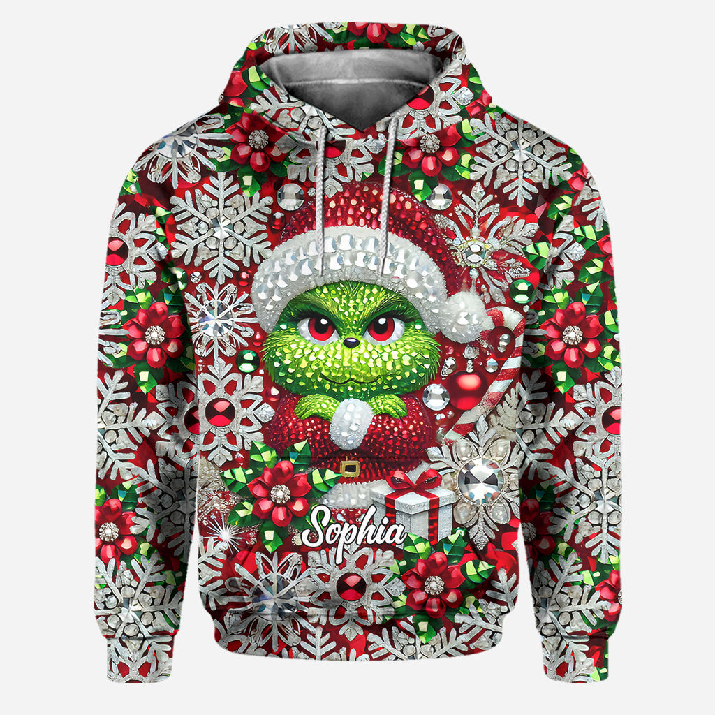 Merry Grinchmas - Personalized Stole Christmas Hoodie and Leggings