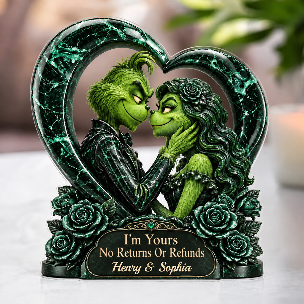 I'm Yours - Personalized Stole Christmas Custom Shaped Acrylic Plaque