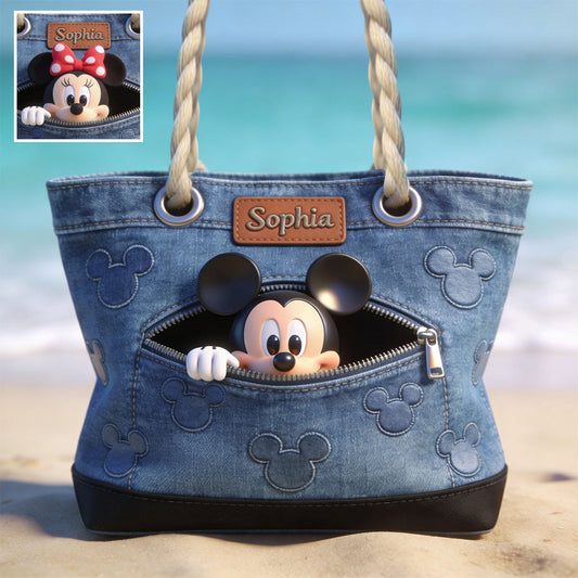 Magical Moments - Personalized Mouse Beach Bag