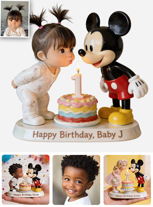 Magical Birthday - Personalized Mouse 3D Plaque