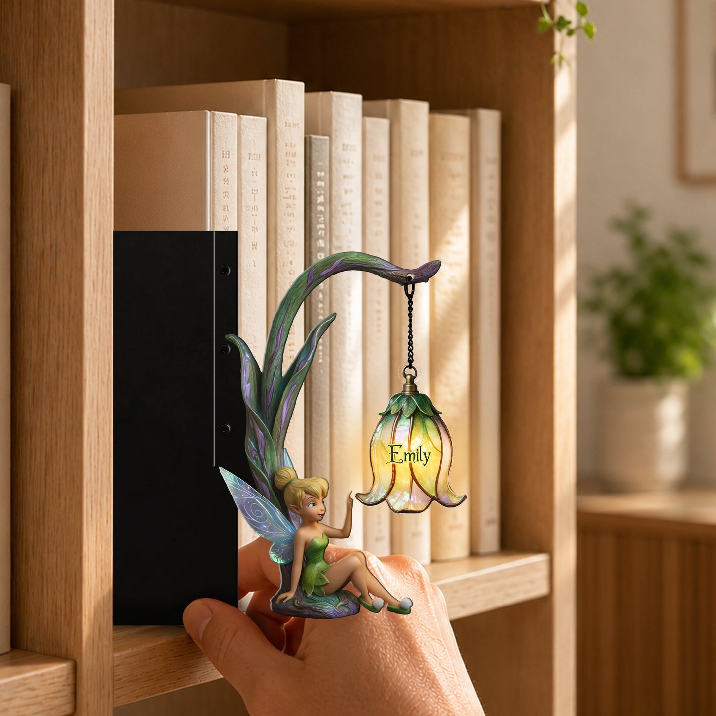 Magical Flower - Personalized Flying Fairy Bookshelf Lamp