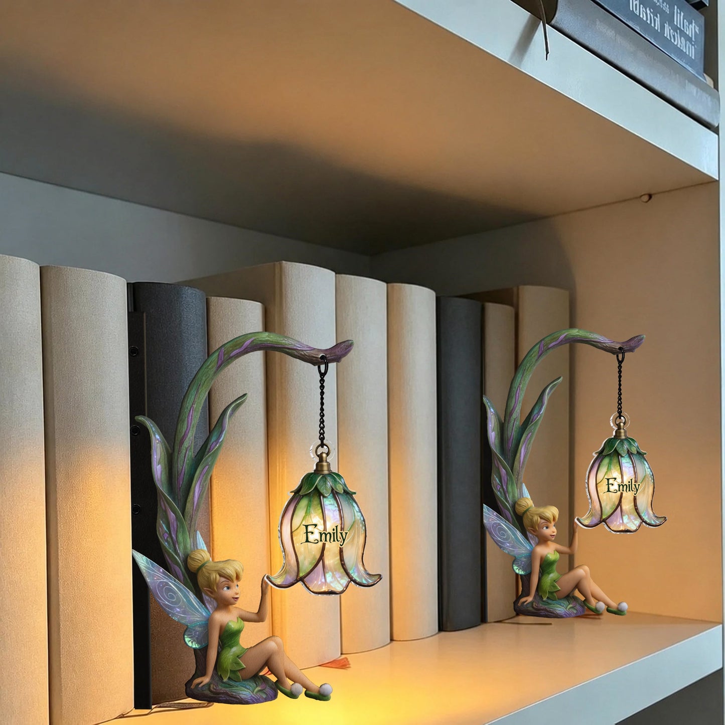 Magical Flower - Personalized Flying Fairy Bookshelf Lamp