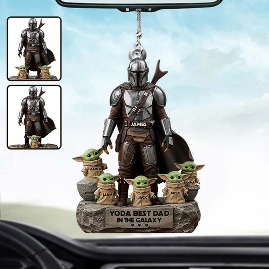 Best Dad, Grandpa, Uncle,... - Personalized The Force Car Ornament