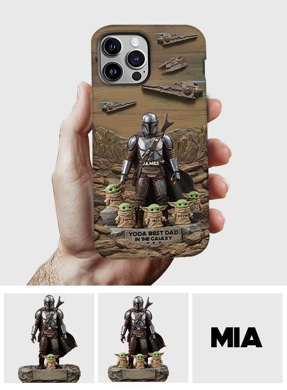The Best Dad, Grandpa, Uncle,.. - Personalized The Force Full Print Phone Case
