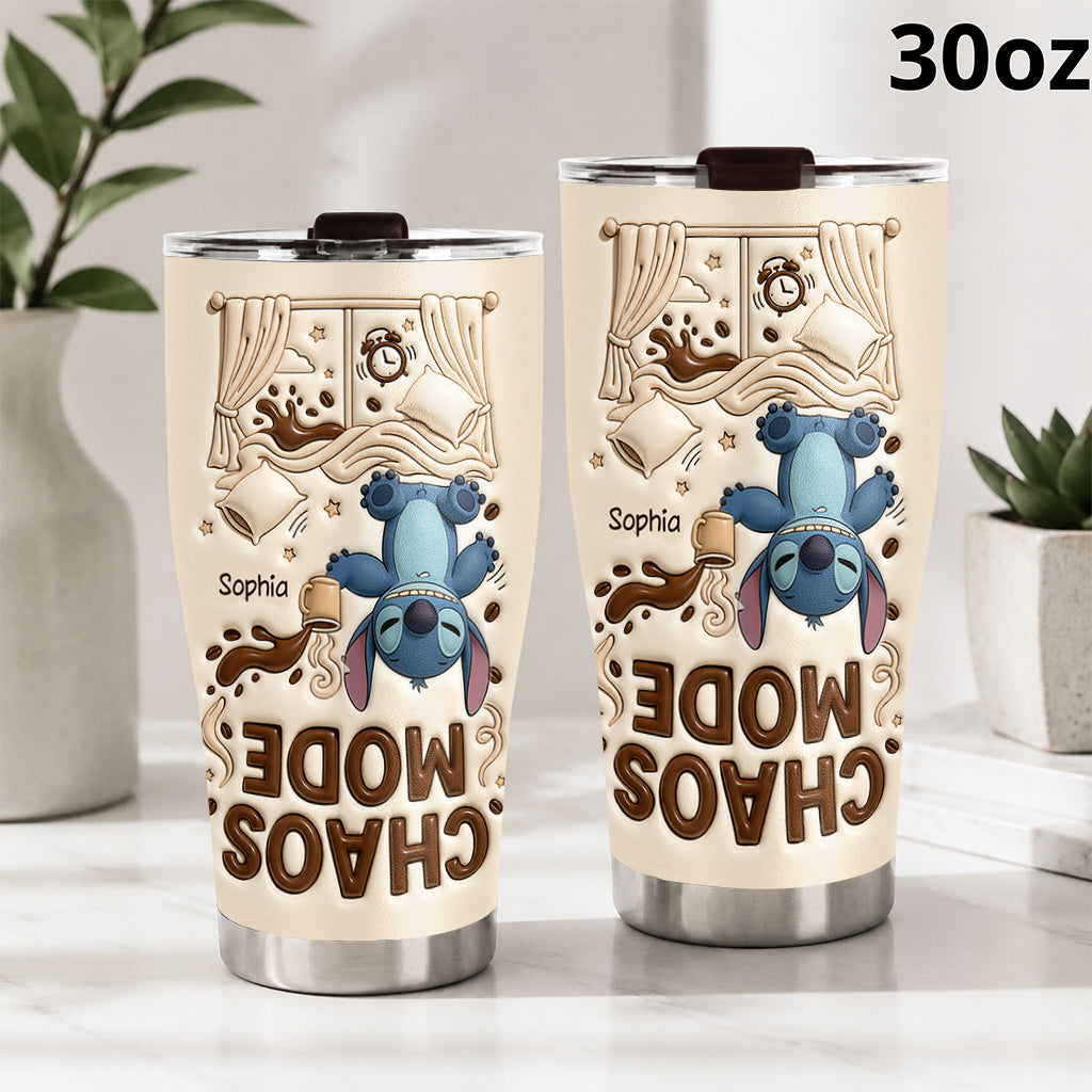 Chaos Mode Up Side Down - Personalized Ohana Tumbler