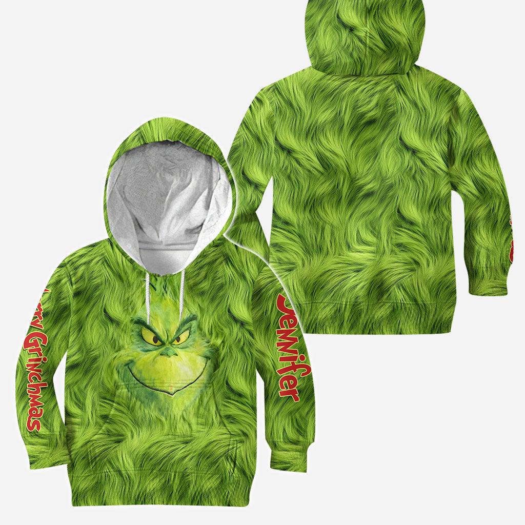 Merry Grinchmas - Personalized Stole Christmas Hoodie and Leggings