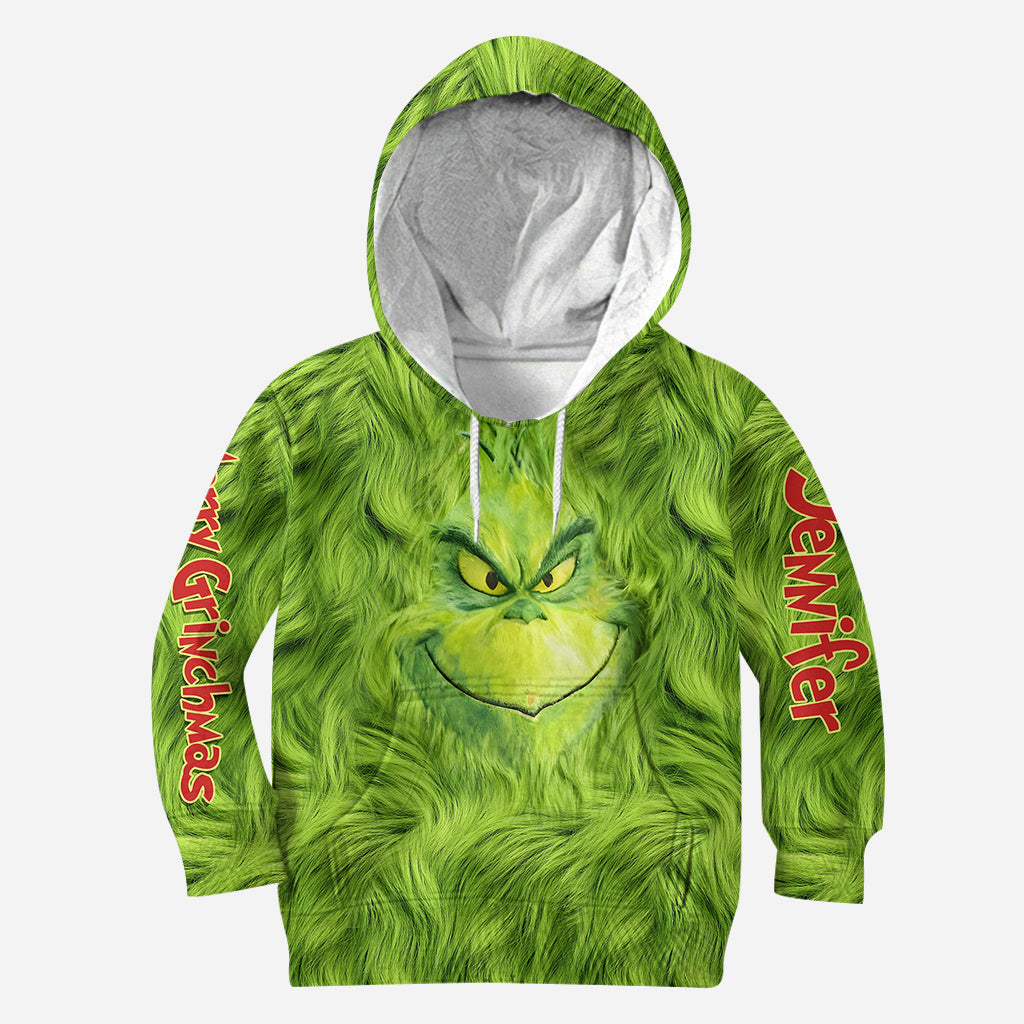 Merry Grinchmas - Personalized Stole Christmas Hoodie and Leggings