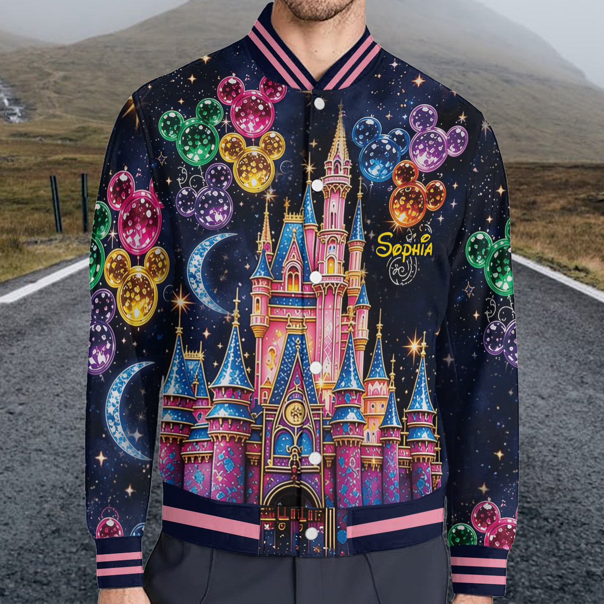 Believe In Magic - Personalized Mouse Varsity Jacket