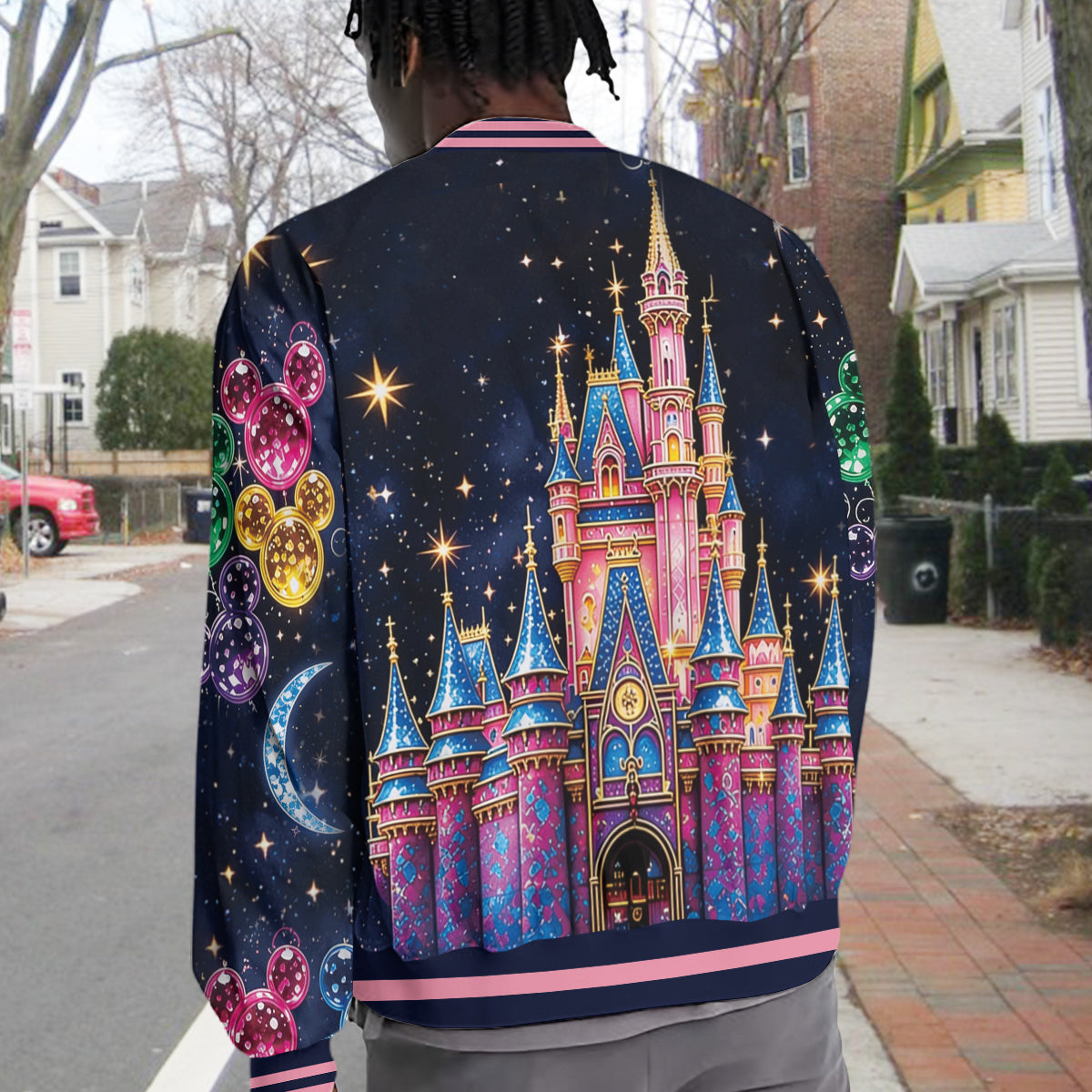 Believe In Magic - Personalized Mouse Varsity Jacket