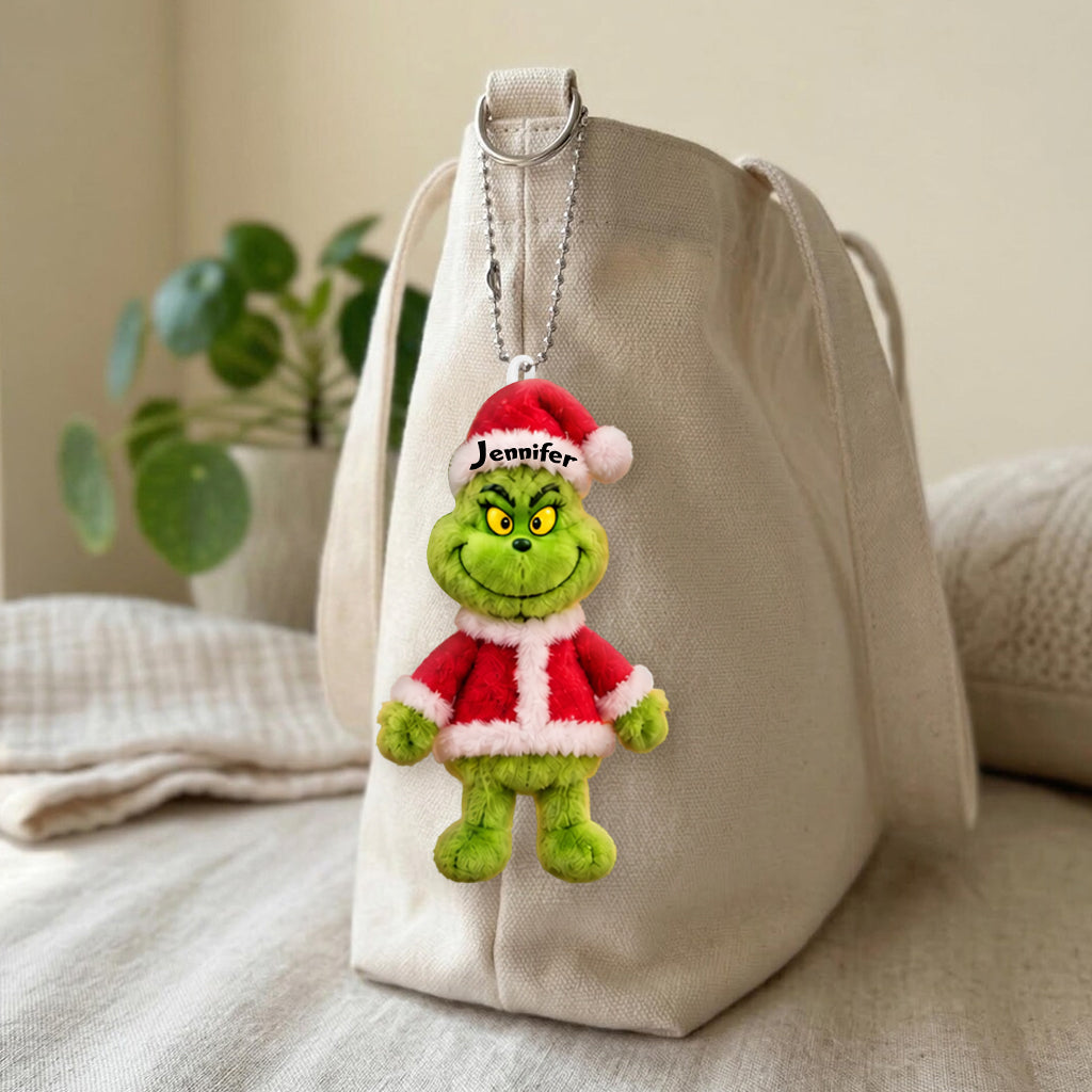 It's Time - Personalized Stole Christmas Tumbler With Plush Charm
