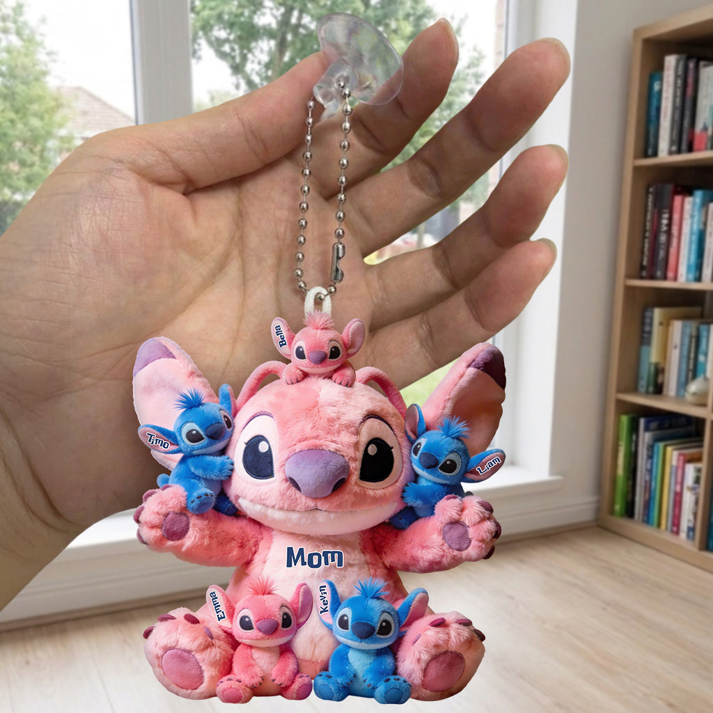 Blue Mama - Personalized Ohana Plush Keychain