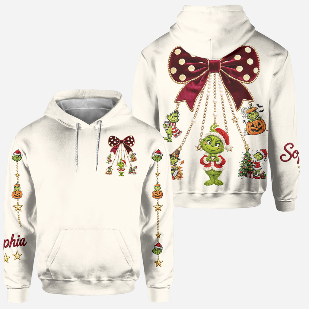 Merry Christmas - Personalized Stole Christmas Hoodie and Leggings