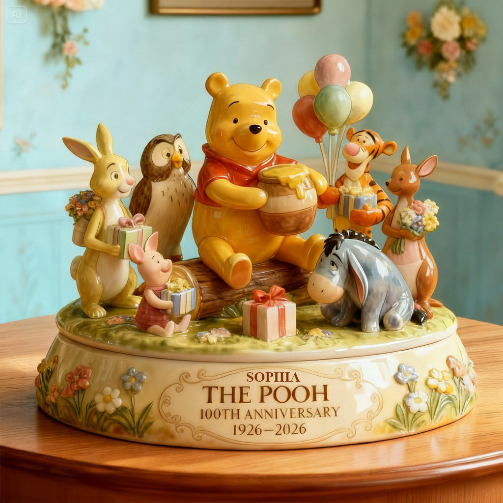 Sweet Bear & Friends 100th Anniversary - Personalized Mouse Custom Shaped Acrylic Plaque