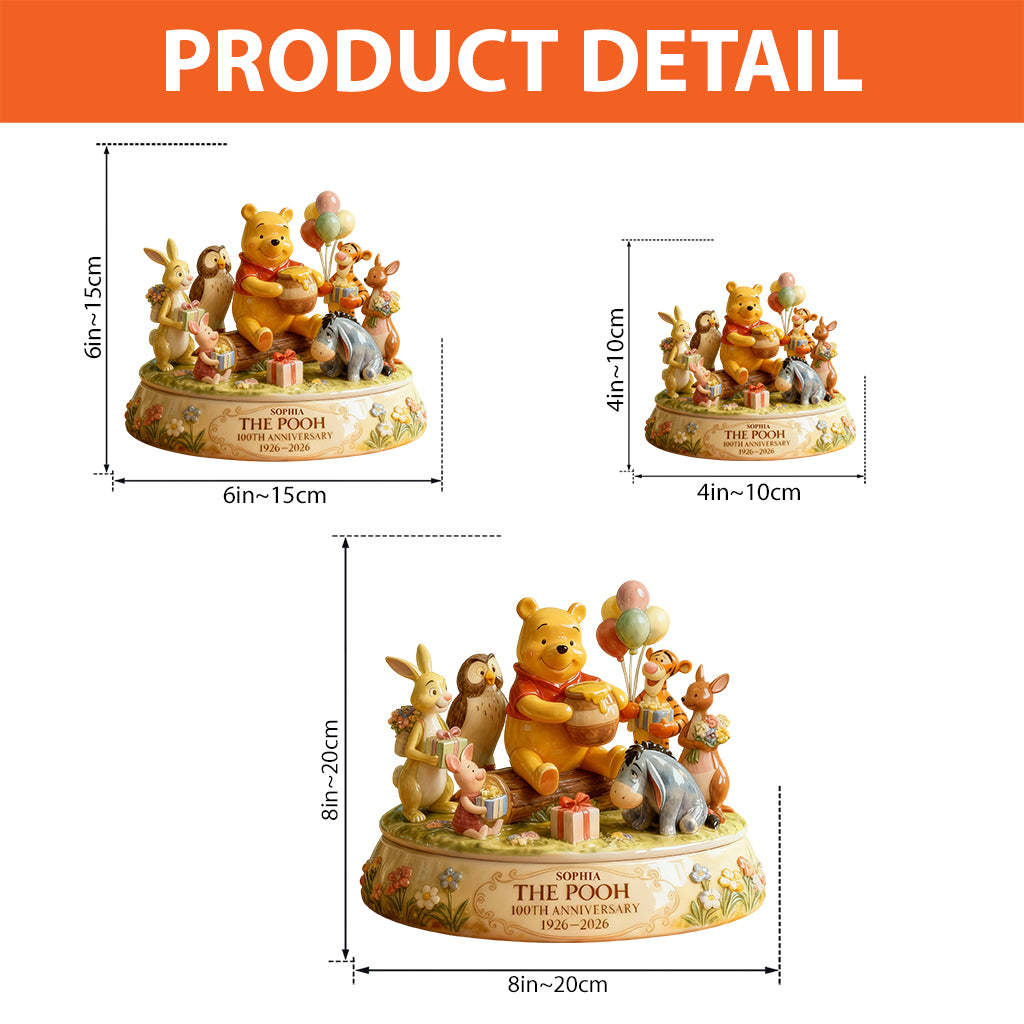 Sweet Bear & Friends 100th Anniversary - Personalized Mouse Custom Shaped Acrylic Plaque