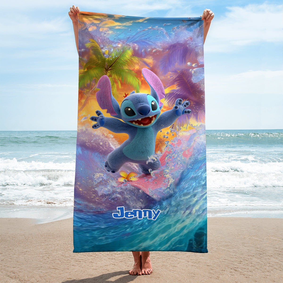 Ohana Beach Summer - Personalized Ohana Quick-dry Beach Towel/ Bath Towel
