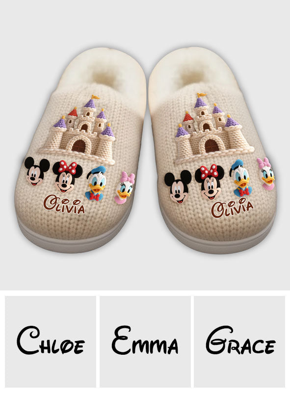 Friends - Personalized Mouse Slippers