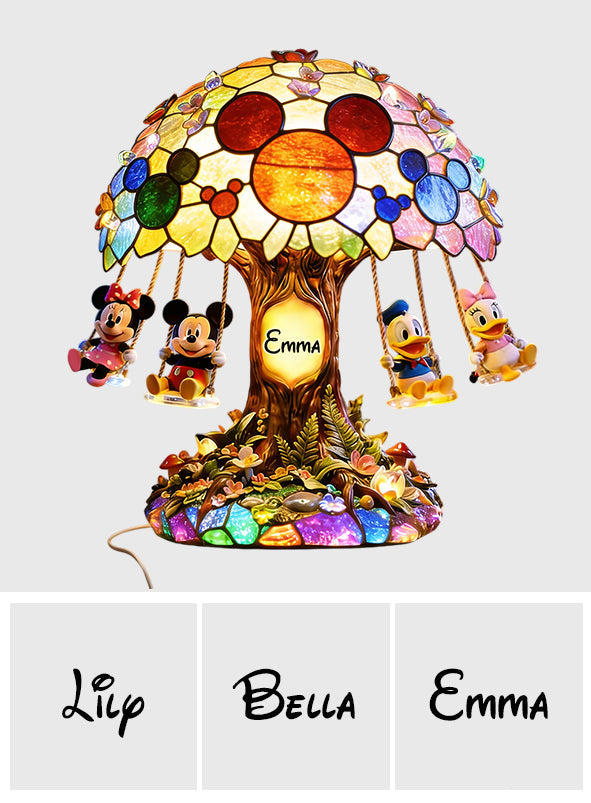 Cartoon Magical Mouse - Personalized Mouse Acrylic LED Night Light