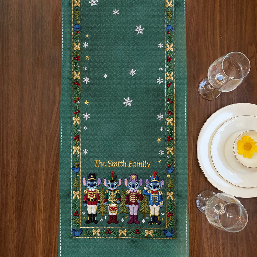 Merry Christmas - Personalized Ohana Table Runner