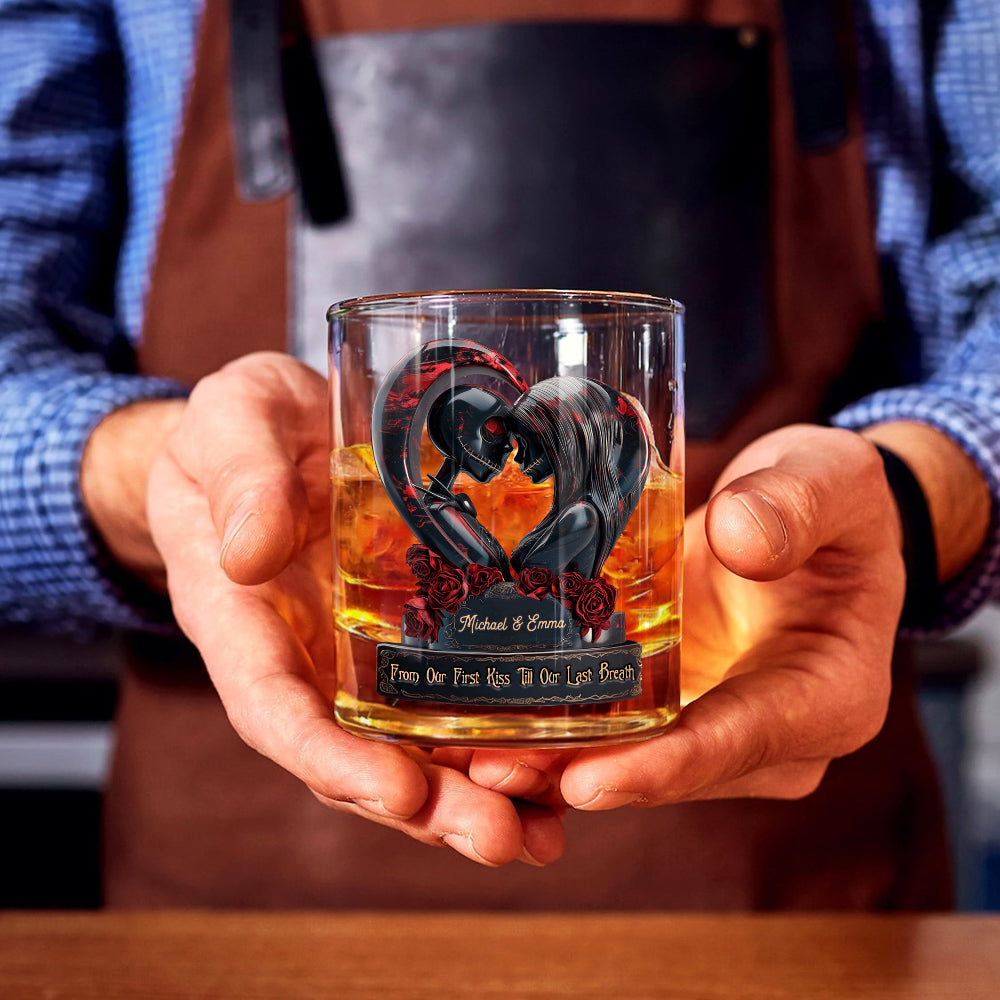Till Death Do Us Part - Personalized Nightmare Whiskey Glass