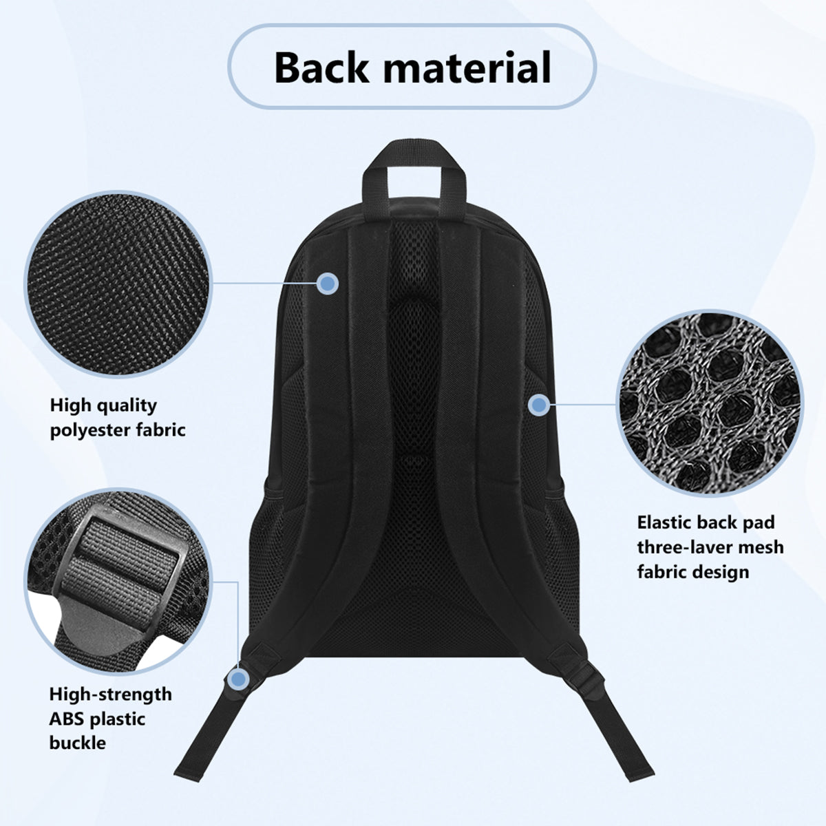 Blue Alien - Personalized Ohana Multifunctional Backpack