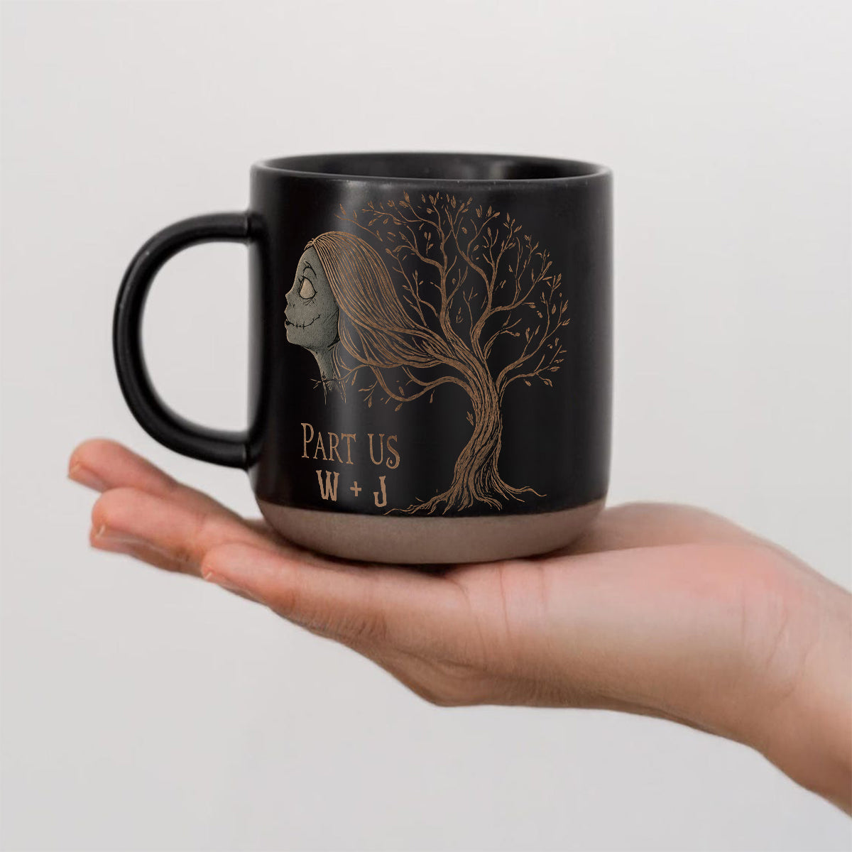 Death Can't Part Us - Personalized Nightmare Printed Pottery Mug