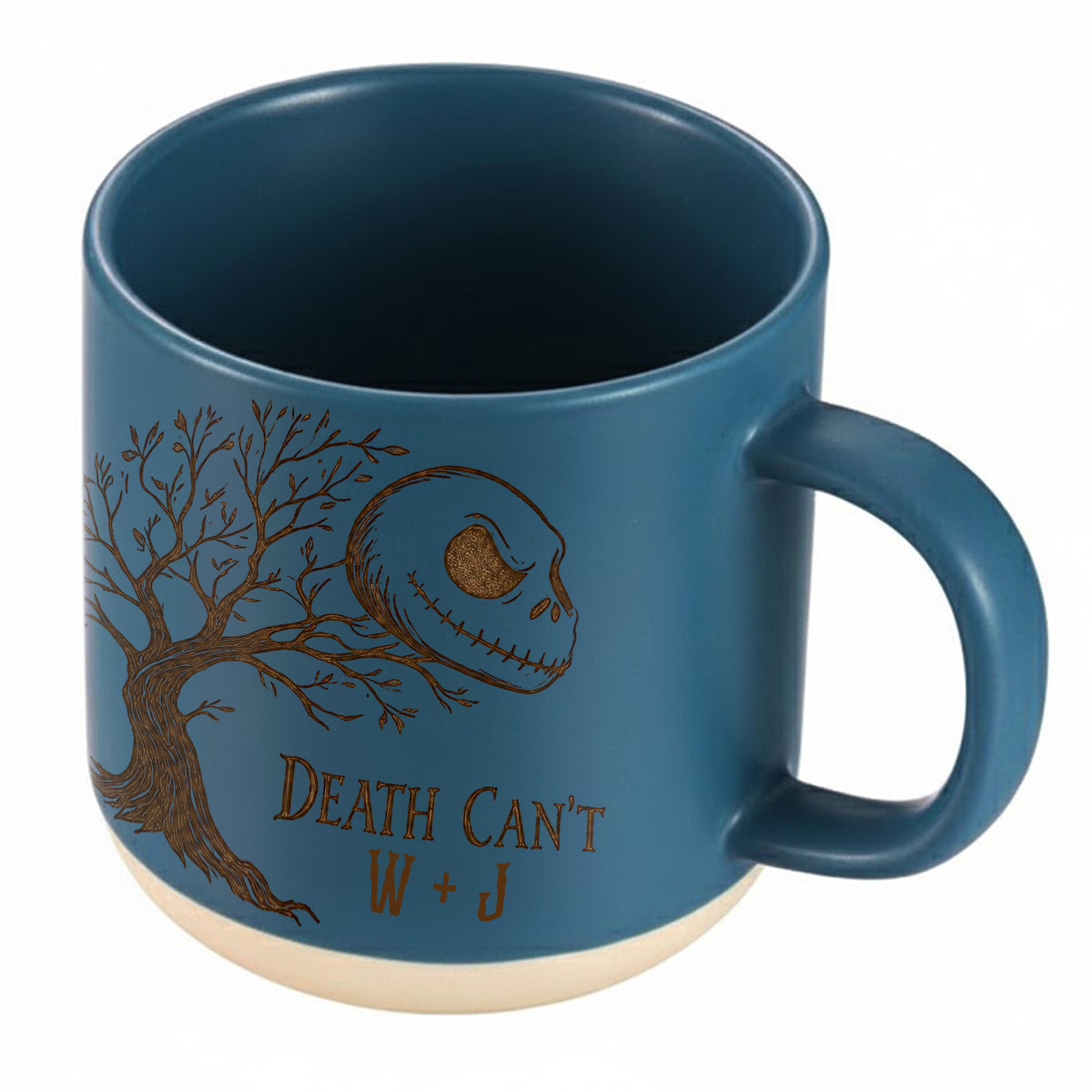 Death Can't Part Us - Personalized Nightmare Printed Pottery Mug