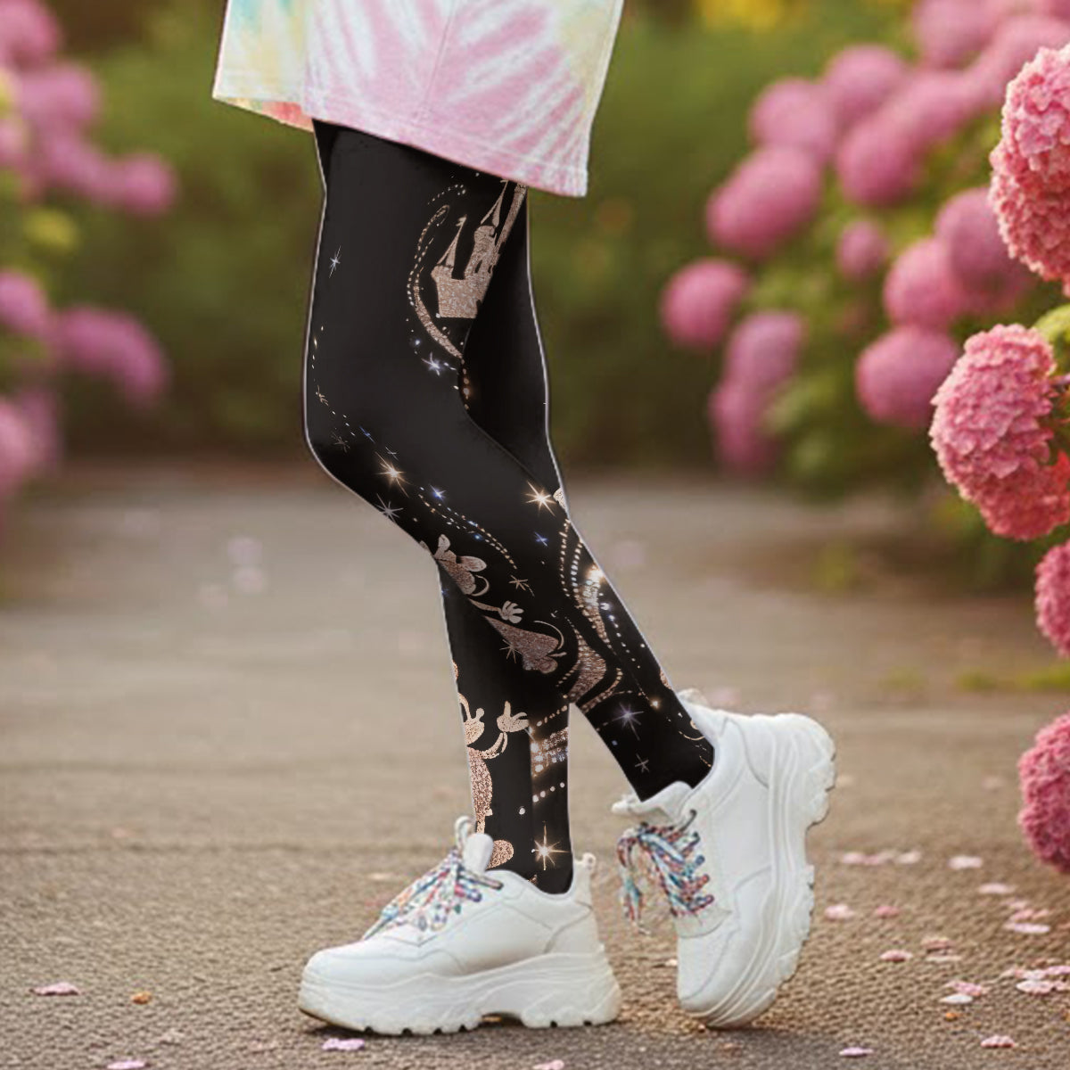 Trip To Magical Land - Personalized Mouse Women Pantyhose Tights