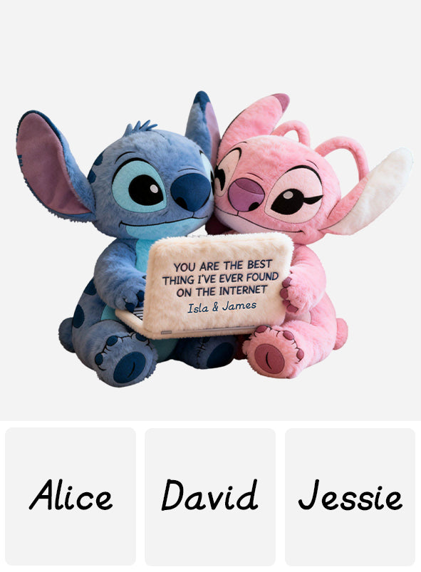 Best Thing I've Found On The Internet - Personalized Ohana Faux Fur Shaped Pillow