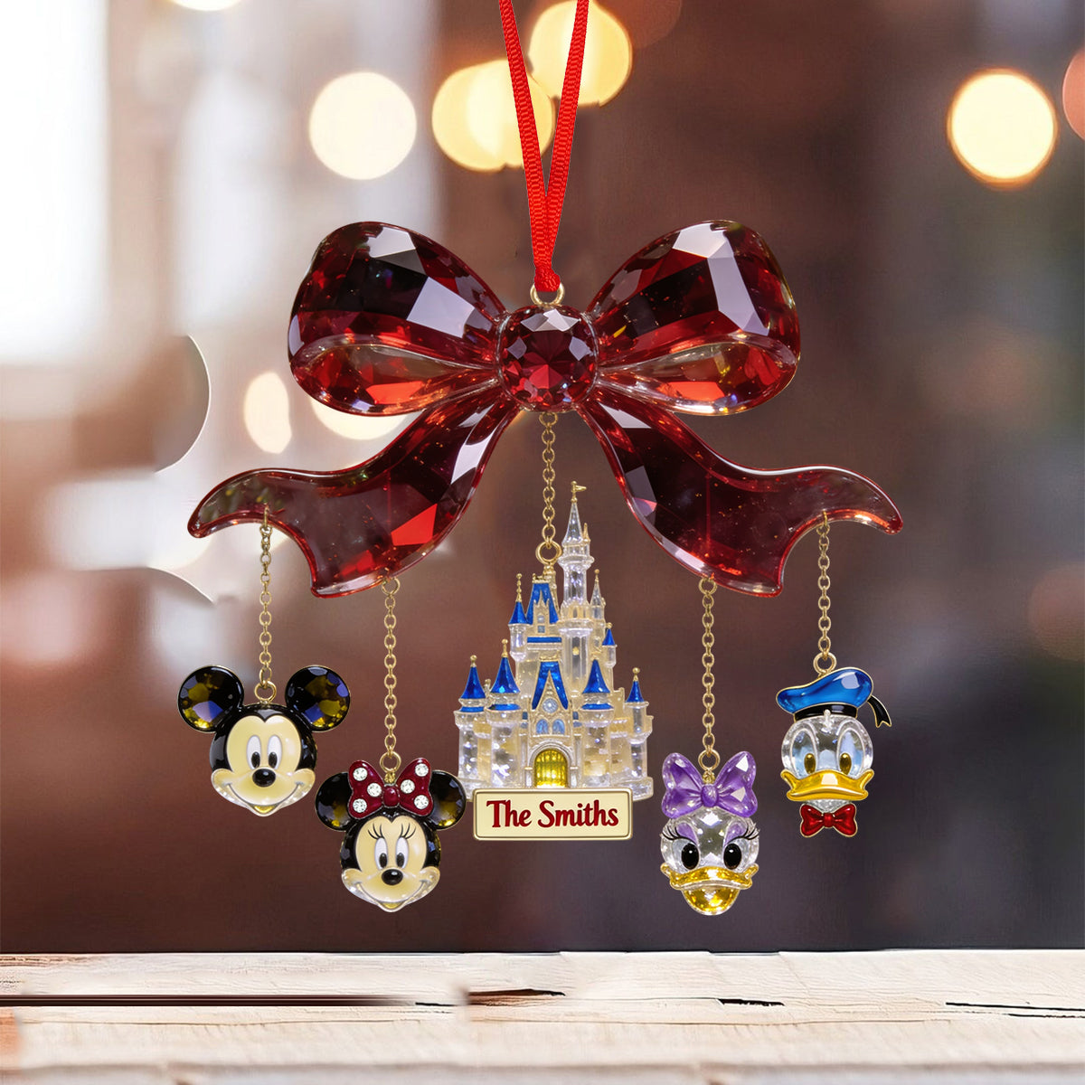 Believe In Magic - Personalized Dream Trip Ornament With Charm