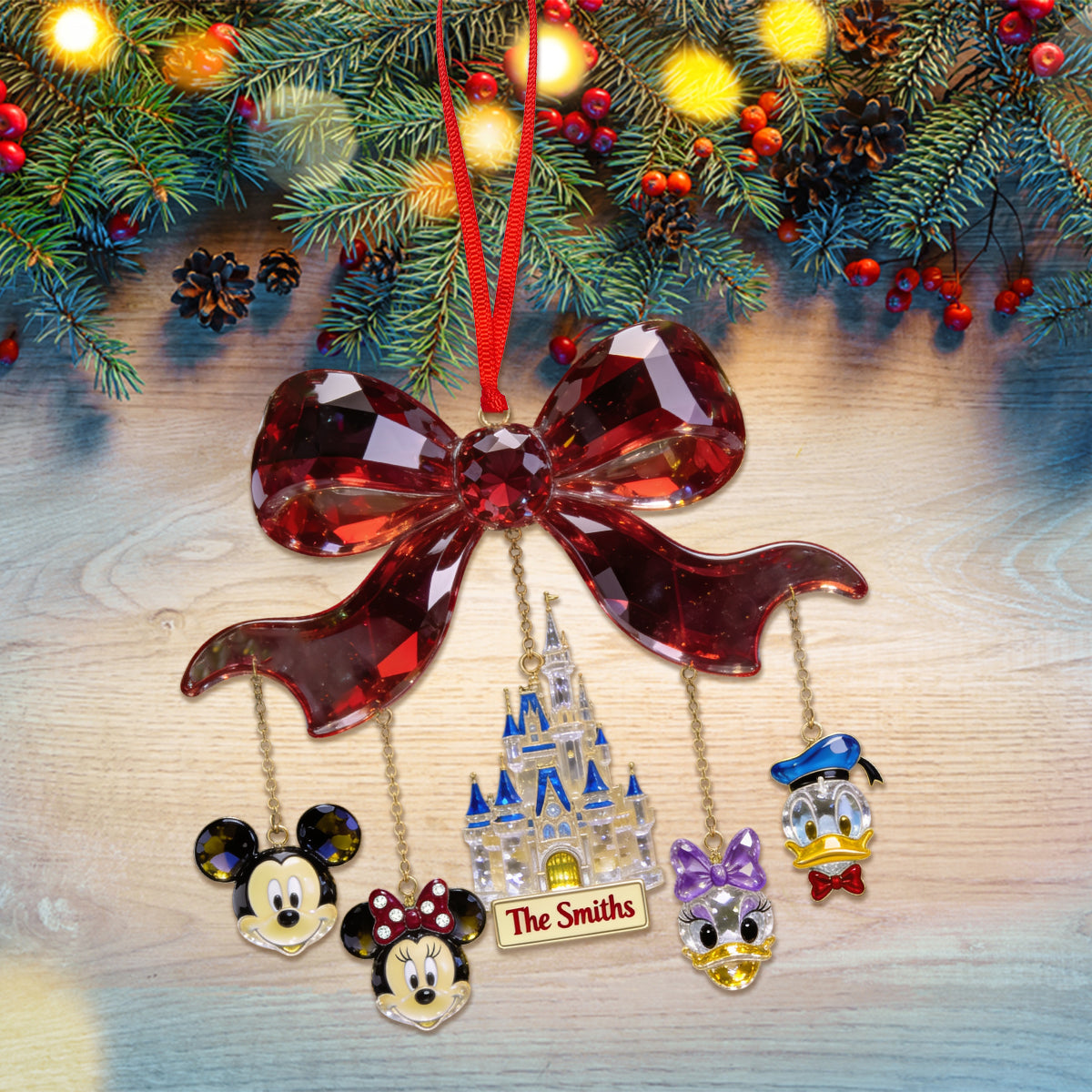 Believe In Magic - Personalized Dream Trip Ornament With Charm