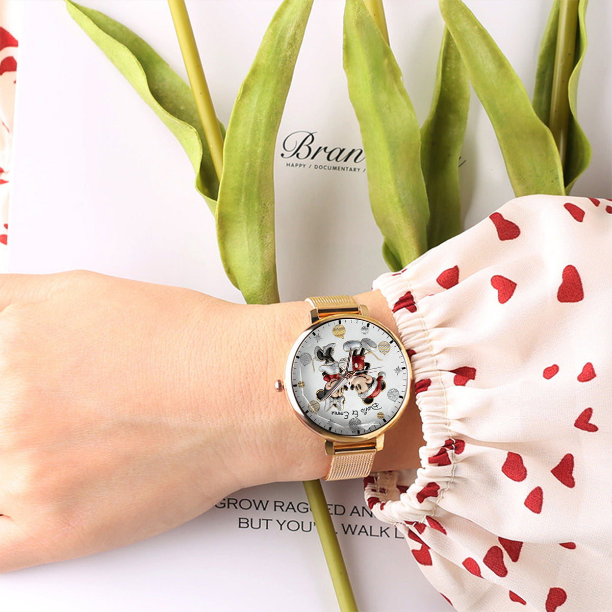 I Love You - Personalized Mouse Women Hand Watch