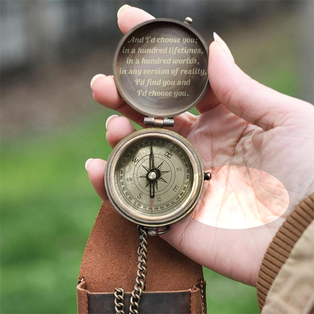 I'd Find You In A Hundred Lifetimes - Personalized Nightmare Compass