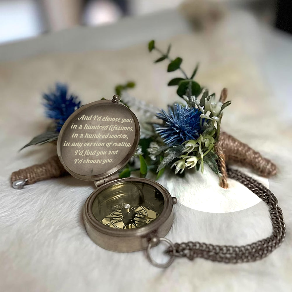 I'd Find You In A Hundred Lifetimes - Personalized Nightmare Compass