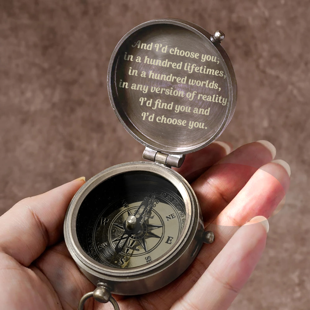 I'd Find You In A Hundred Lifetimes - Personalized Nightmare Compass