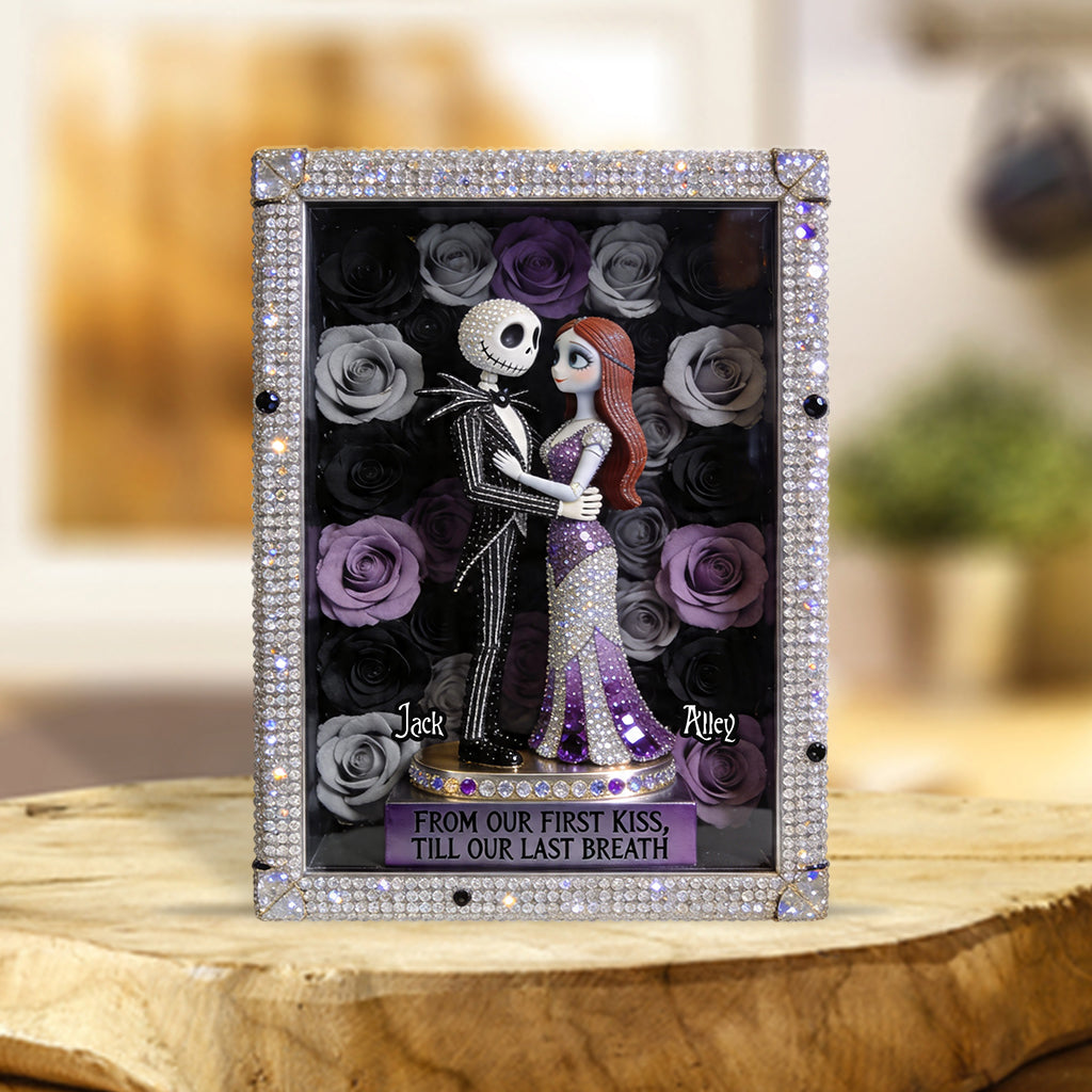 From Our First Kiss Till Our Last Breath - Personalized Nightmare Custom Shaped Acrylic Plaque